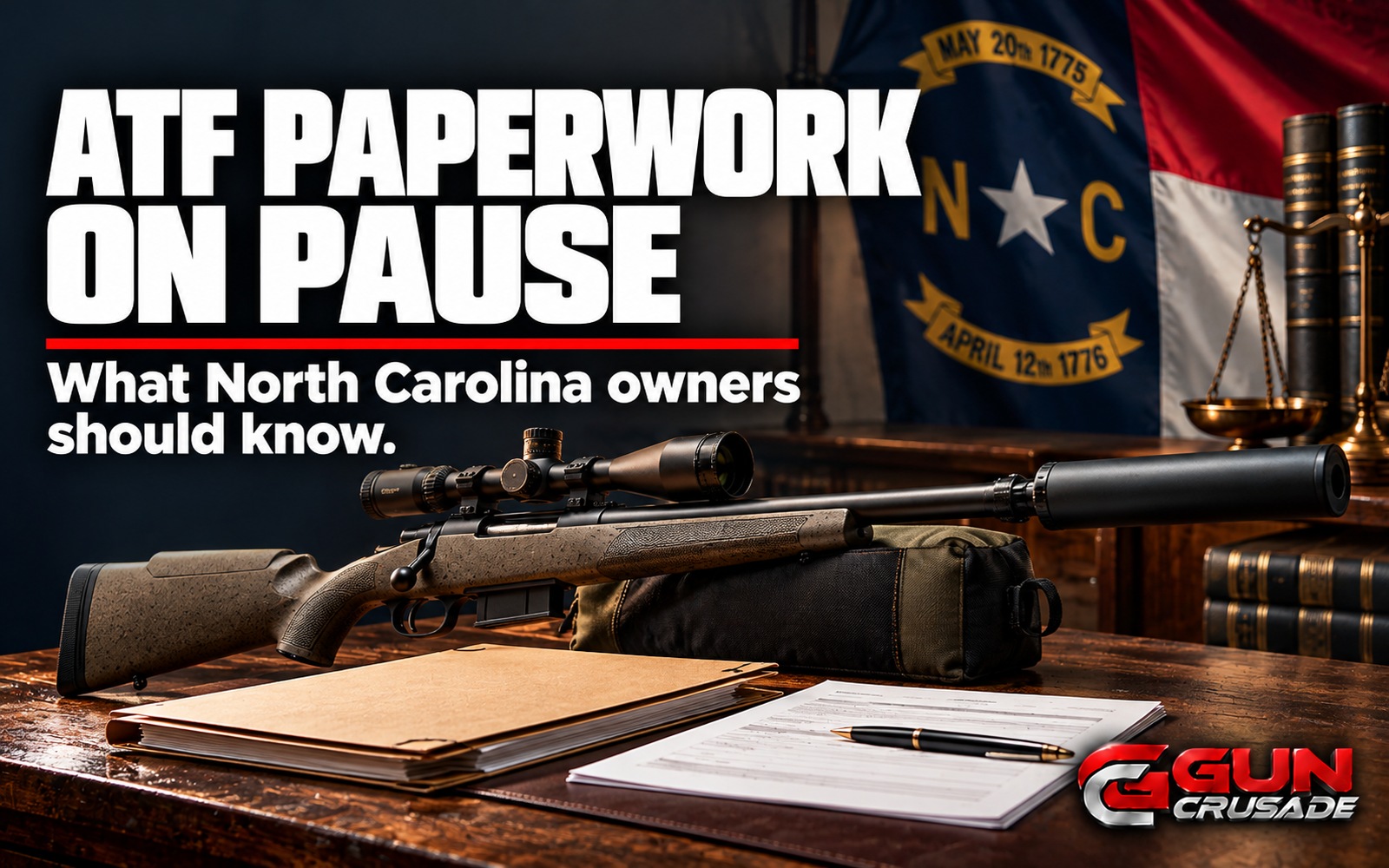 ATF Pauses NFA Paperwork for Suppressors and Short-Barreled Guns: What North Carolina Owners Should Know