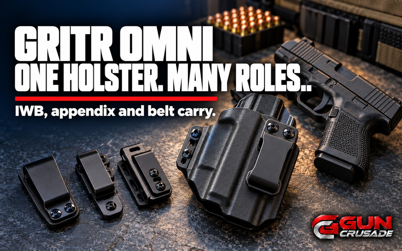 GRITR's OMNI Holster Aims to Be One Rig for IWB, Appendix and Belt Carry