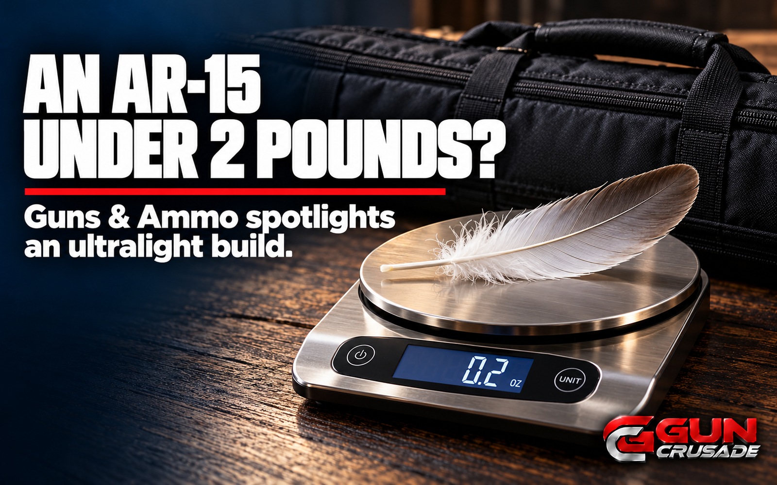 Guns & Ammo Shows Off an AR-15 That Weighs Less Than 2 Pounds