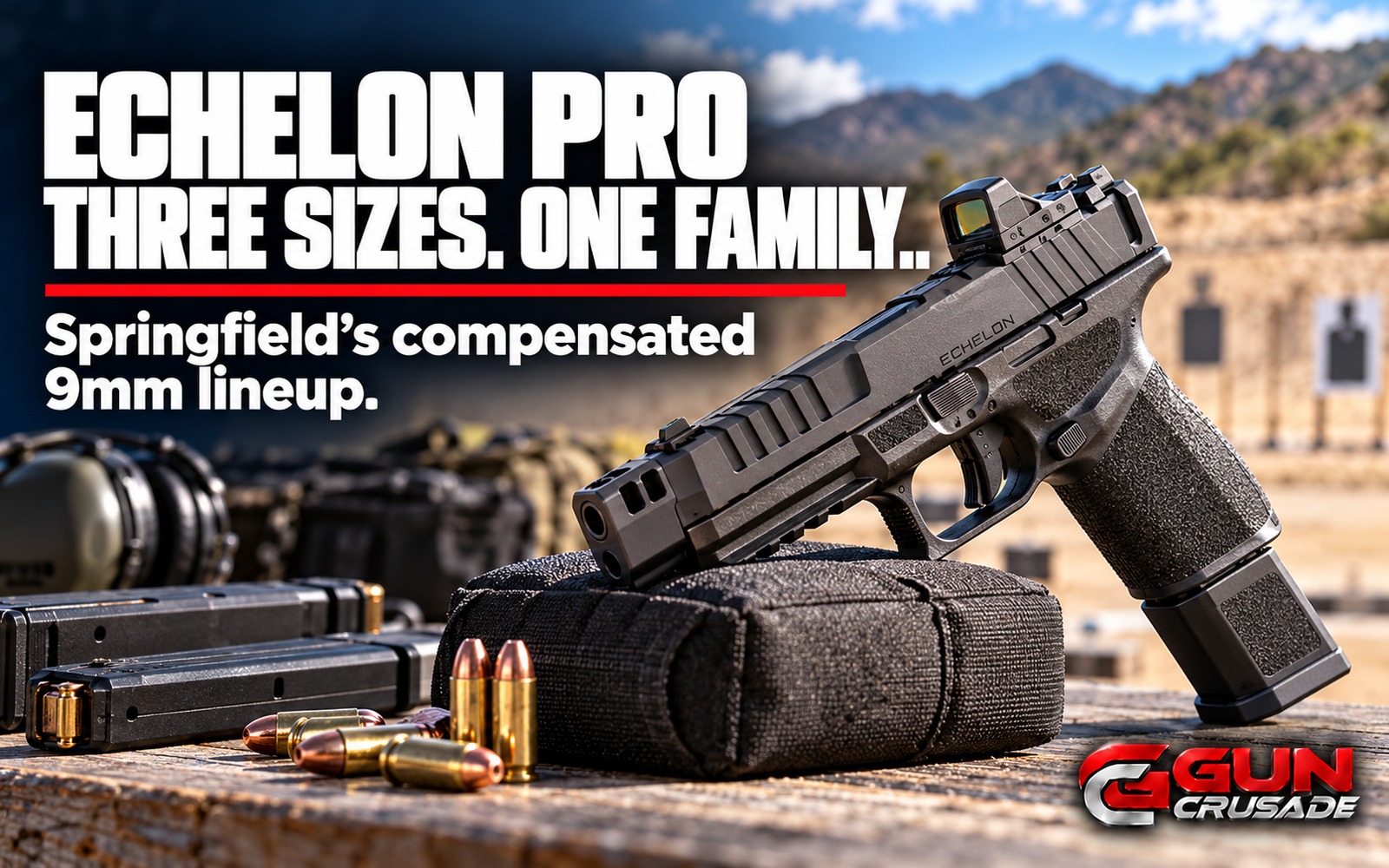 Springfield Armory Adds Compensated Echelon Pro 9mm in Three Sizes