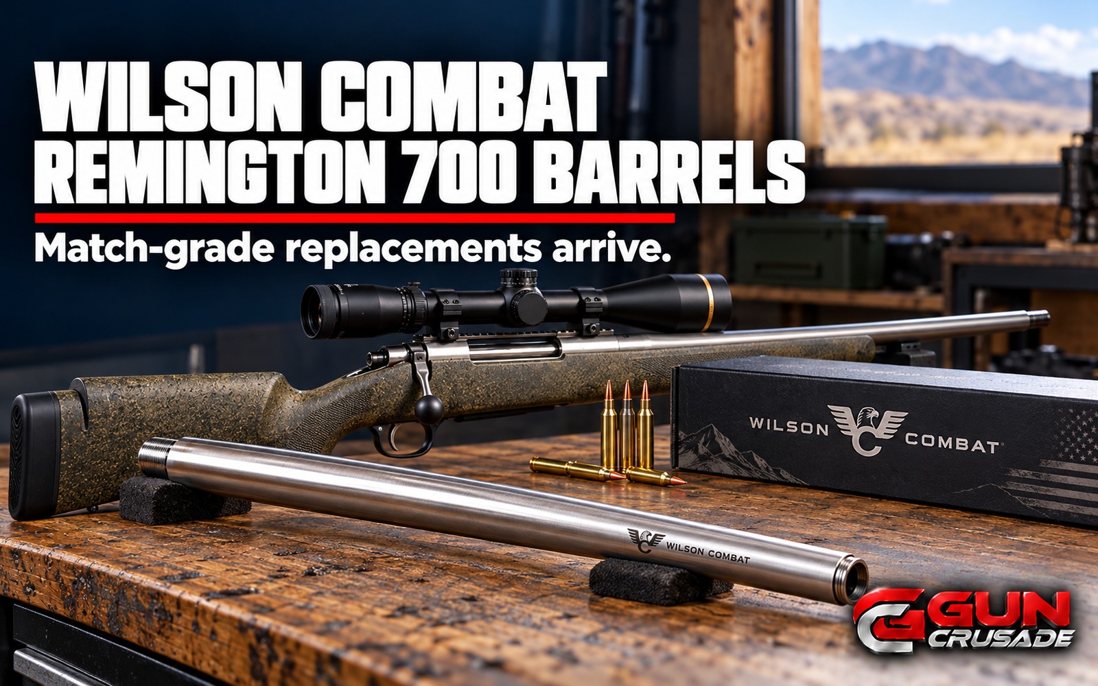Wilson Combat Rolls Out Match-Grade Replacement Barrels for Remington 700 Actions